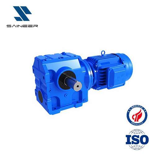 轴申小法兰式扭力臂卧式立式安装SAZ77SA87S97减速电机