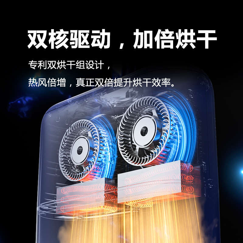 小巢糖烘干机家用烘衣服小型2024新款干衣机衣物折叠便携式旅行