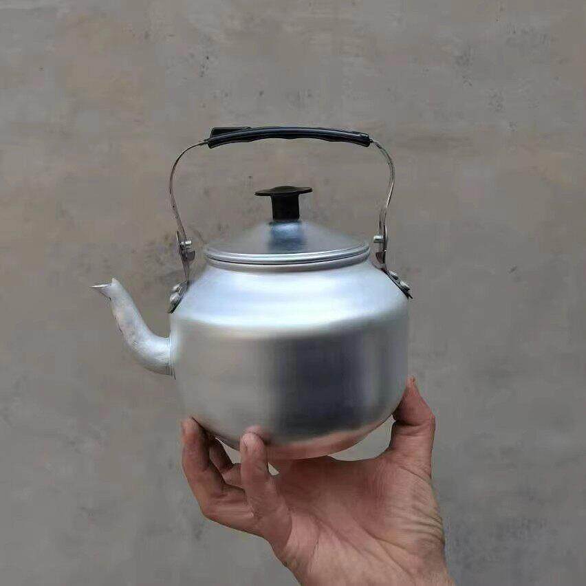 泡茶壶铝壶老式铝制泡茶壶家用户外壶小茶壶带过滤网饭店餐厅水壶