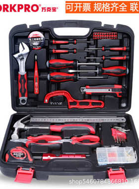厂家直销钢盾WORKPRO50件套W1150高级工具组套钟表螺丝批电工专用