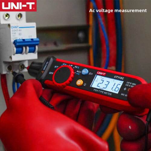UNI-T优利德笔式数字表UT118C高精度电工专用小型测电压线路