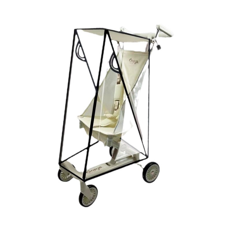 遛娃神器挡风罩溜车雨罩通用婴儿手推车宝宝童车防雨罩雨衣雨棚