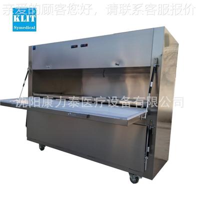 MORTUARY FREEZER 压缩冷机门置顶三侧开尸体瞻仰冰具棺 KLT-3D尸
