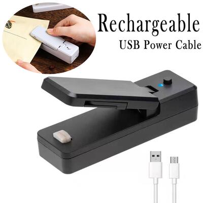 Mini Bag Sealer 2-in-1 Portable Heat Sealers Rechargeable Ha