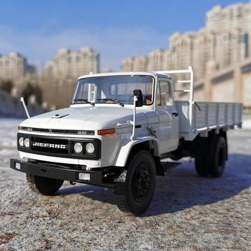 正品世纪龙原厂模车车1:24模老解放CA141运输卡车模型合金属仿真