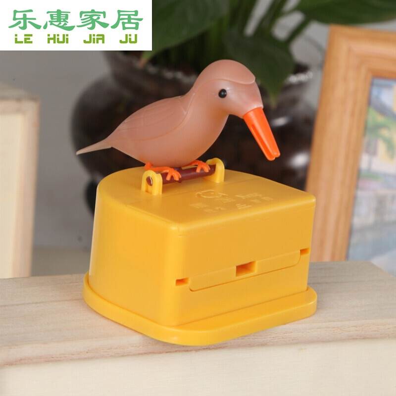 乐惠LeHui 欧式牙签盒全自动小鸟牙签盒筒时尚创意居家按压自动20|msdalam kategori pinggan mangkuk, pinggan mangkuk, porselin menyokong, pemegang pencungkil gigi - dari Buy2taobao.com untuk memberikan perkhidmatan ejen Taobao profesional membeli