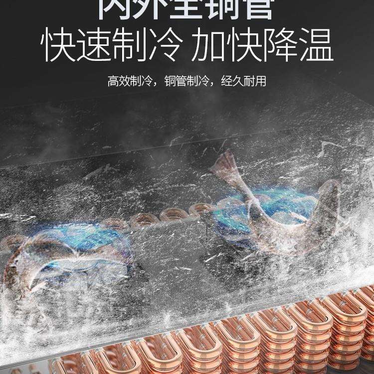 菲诗玛 商用移动式恒温食物保洁展示柜不锈钢大型立式低温柜