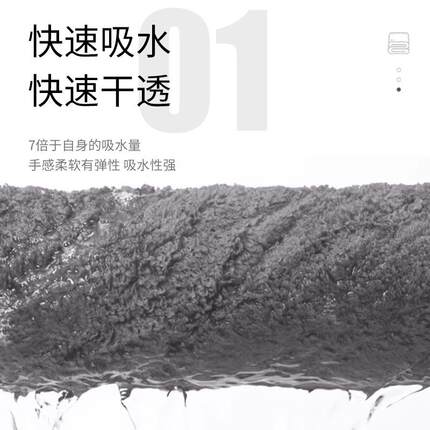 家用灰色毛巾浴巾三件套a类纯棉加厚款吸水不易掉毛厂家优选材质
