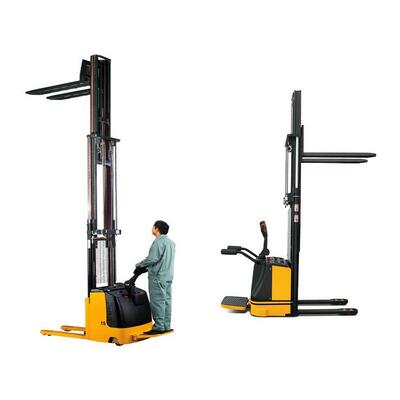 超高型全电动堆高车托盘堆垛车全自动堆高叉车1.5t2