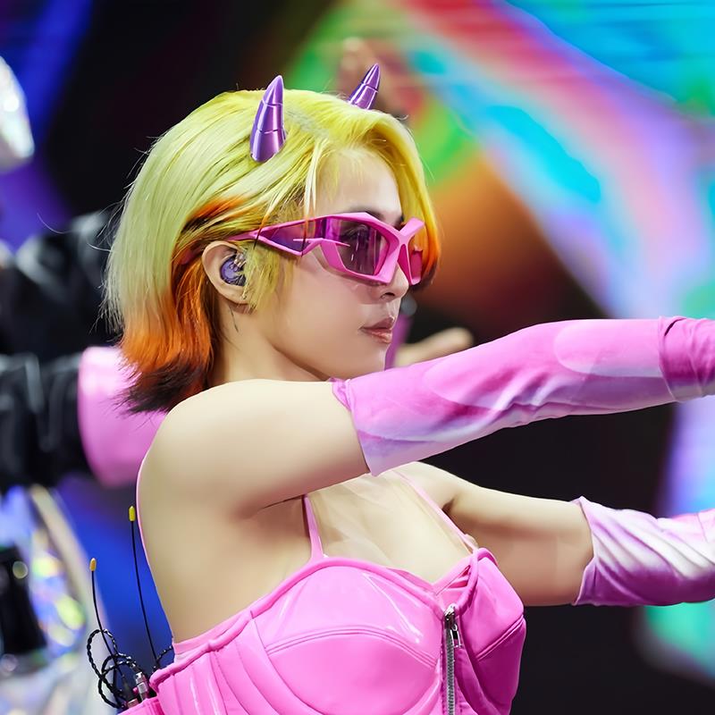 蔡依林同款墨镜女款2025新款演唱会y2k未来感赛博朋克太阳眼镜男