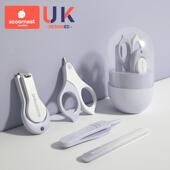 正品 套科巢婴儿电动指磨甲器宝钳宝甲新生专用幼儿童防夹肉指甲剪