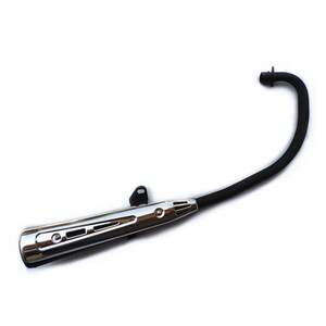 豪江机车HJ125-13-23-3CHJ150-33太子国三电喷排气管消音器烟筒