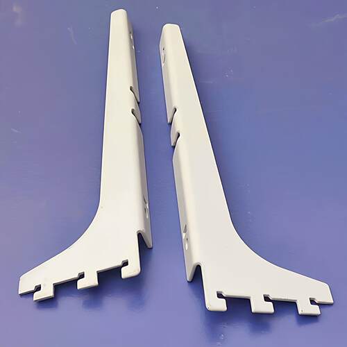 玻璃托板托木层板支架托臂黑色白色不锈钢加长货架托支臂三角铁架