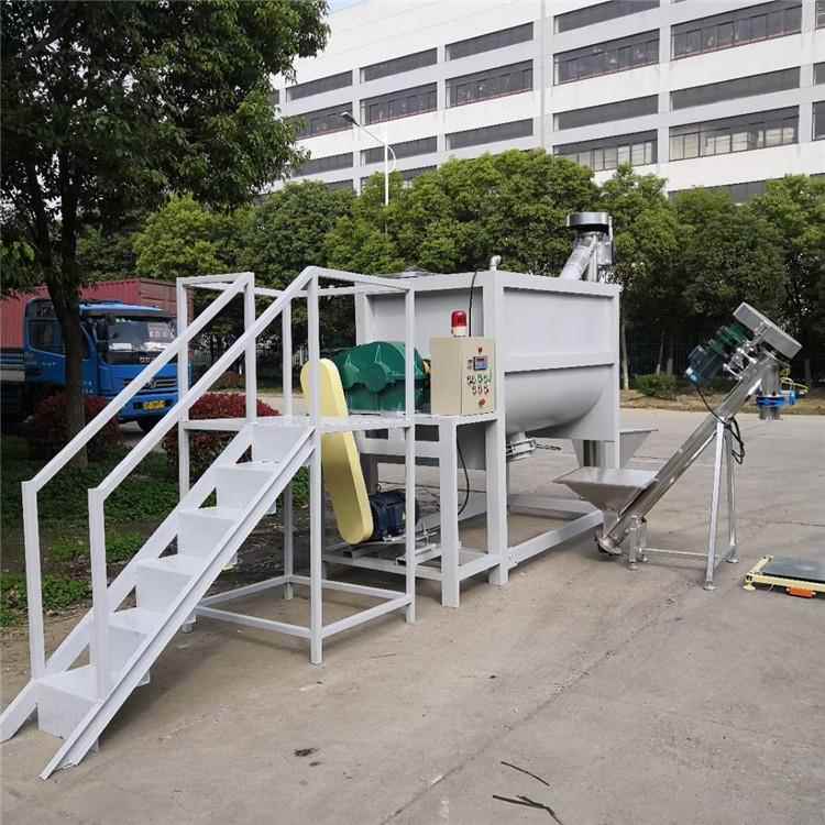 密封不漏粉卧式搅拌机农业粉末搅拌机厂家生产