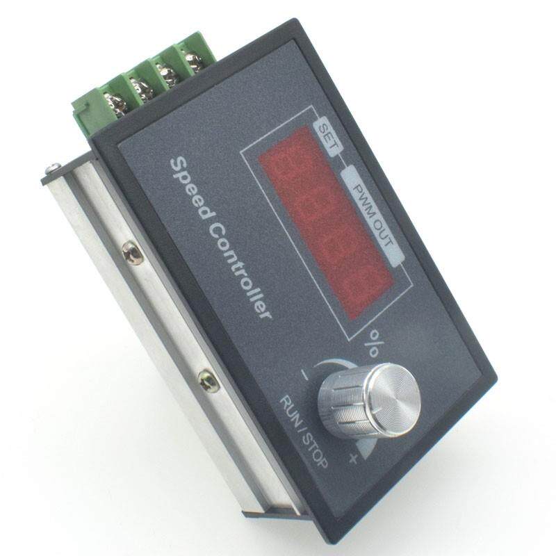 PWM直流电机调速器 编码器旋钮 6V12V24V36V48V频率可设定 智能