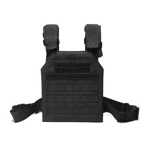 Adjustable Lightweight Tactical Molle Vest With Flag Patch