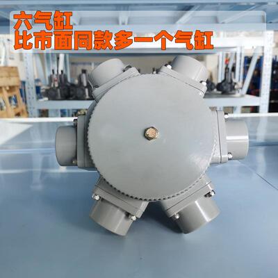 之六个气缸风动3757/4功P率M6-T活塞式气动马达厂直家销安全防爆