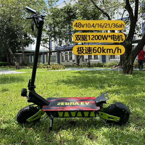 11寸越野高速双驱电动滑板车可折叠代驾车代步车electricscooter