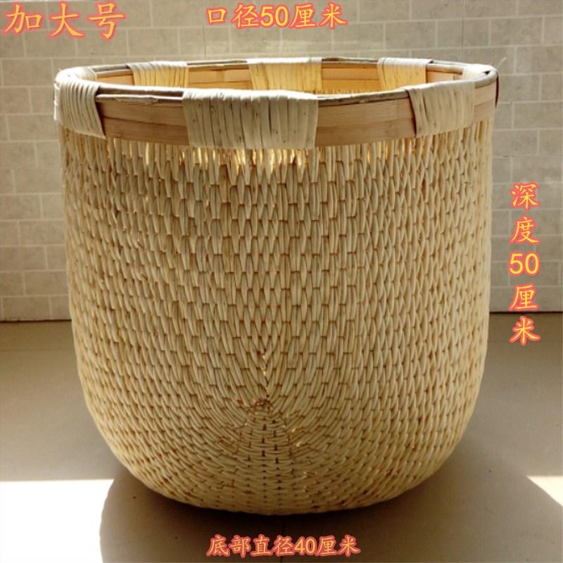 纯手工柳条笆斗 米斗柳条筐民间工艺柳编家用枊筐枊匾栲栳5件包