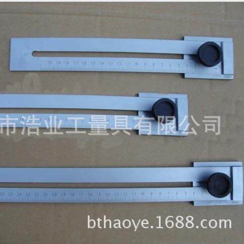 SKU417198不锈钢纸盒标记尺平行划规分线划线规0-200/0-250/0-300