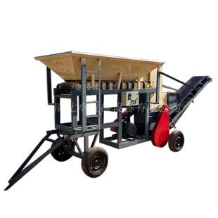 土块自动上料粉碎机铲车上料移动灵活土疙瘩粉碎机泥土粉碎机