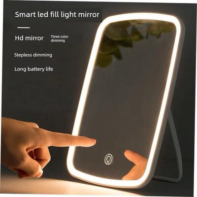 LED makeup mirror with light filling female vanity mirror