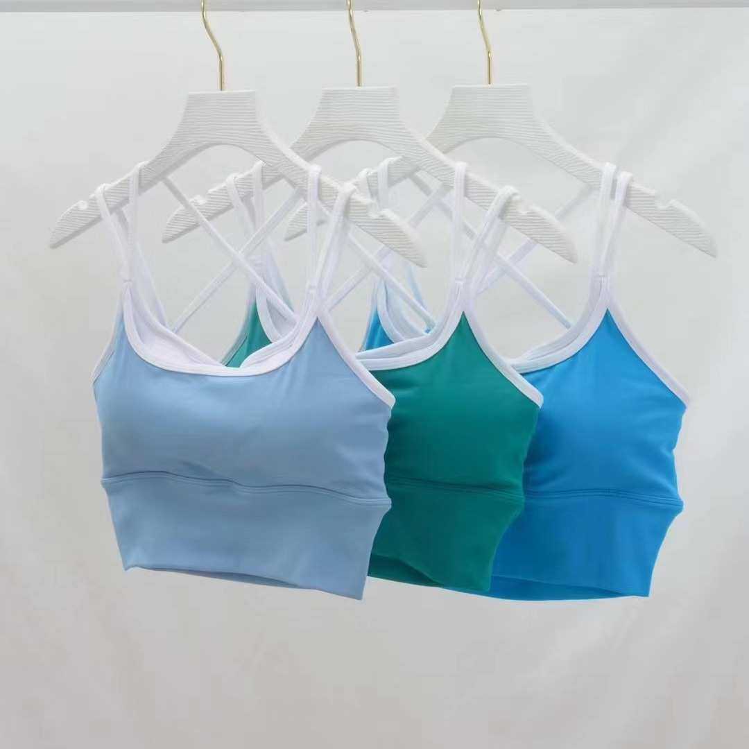 撞色雅典娜Lulu面料双磨裸感双层美背可拆卸杯垫运动背心,运动/瑜伽/健身/球迷用品,瑜伽背心,淘宝优惠券,粉丝福利购,淘宝优惠卷