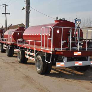水罐拖车5吨双轴拖车承载量大水罐高压喷水水罐拖车