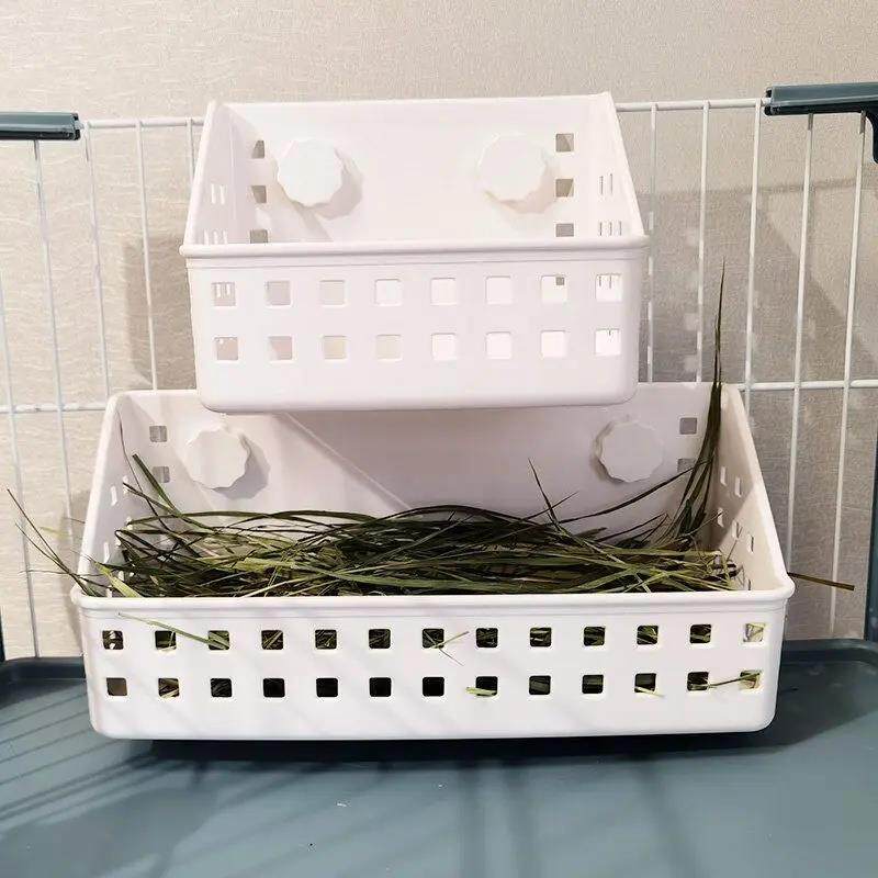 兔子草架大容量防浪费不漏草内置兔子草筐荷兰猪龙猫专用食盆