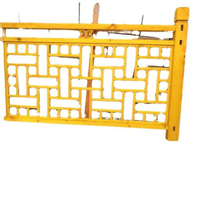 门窗庭院屏风中式装修仿古餐厅隔断装饰门窗古建花格原木酒店实木