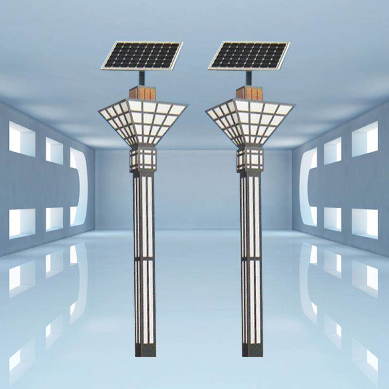 太阳能灯室外庭院灯花园路灯户外方形景观灯景区超亮方灯防水4米