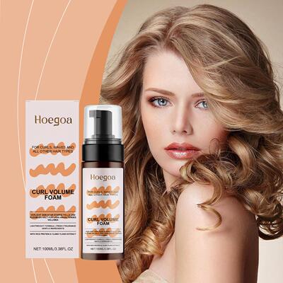 HOEGOA Lightweight Curl Volumizing Foam Mousse - Nourishes h