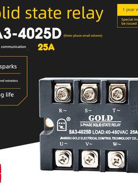 Sa3-4010D三相固态继电器Sa3-4015D/4020D/4025D/4030D