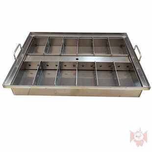 脏12围炉地摊锅麻辣炉灶摊商用长方形桌麻辣烫串串格火锅电磁炉