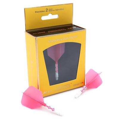 CUESOUL/Q獣ROSTT19一体双色飞镖尾翼镖叶耐用配件大方一体尾巴