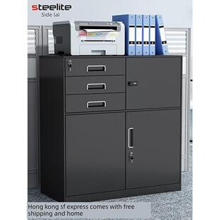 [香港免运费]三宝文件柜，铁低柜，办公室信息柜，阳台抽屉，储物