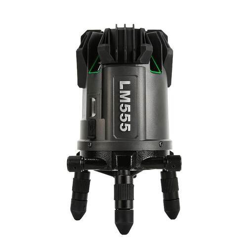 LM555LD绿光红外线水平仪5线强光高精度可打斜线投线平水仪