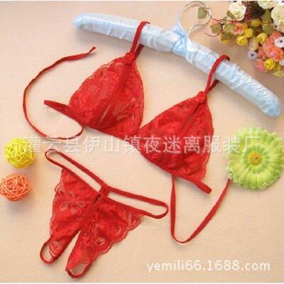 Sexy lace female open file seduction female sexy underwear