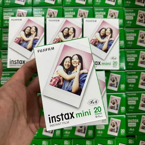 富士一次成像mini90拍立得mini7s白边相纸mini9迷你胶片3寸