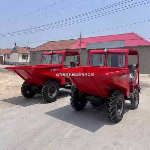 前卸式翻斗车柴油液压自卸建筑工程混凝土运料车四轮矿用运输蹦蹦