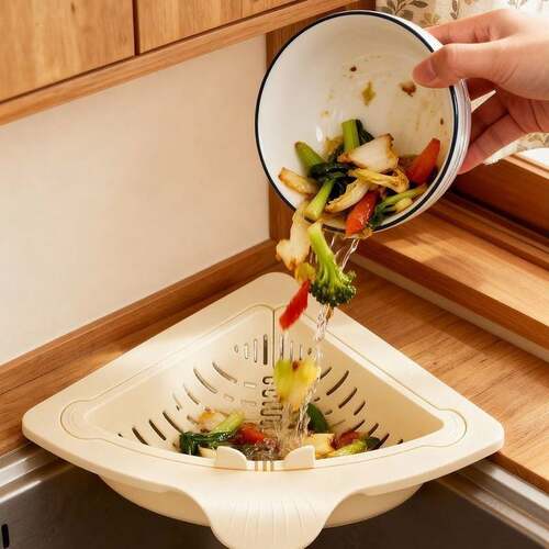 磁吸水槽过滤篮新款可挂式沥水篮厨房清洁食物残渣剩菜剩饭滤水篮