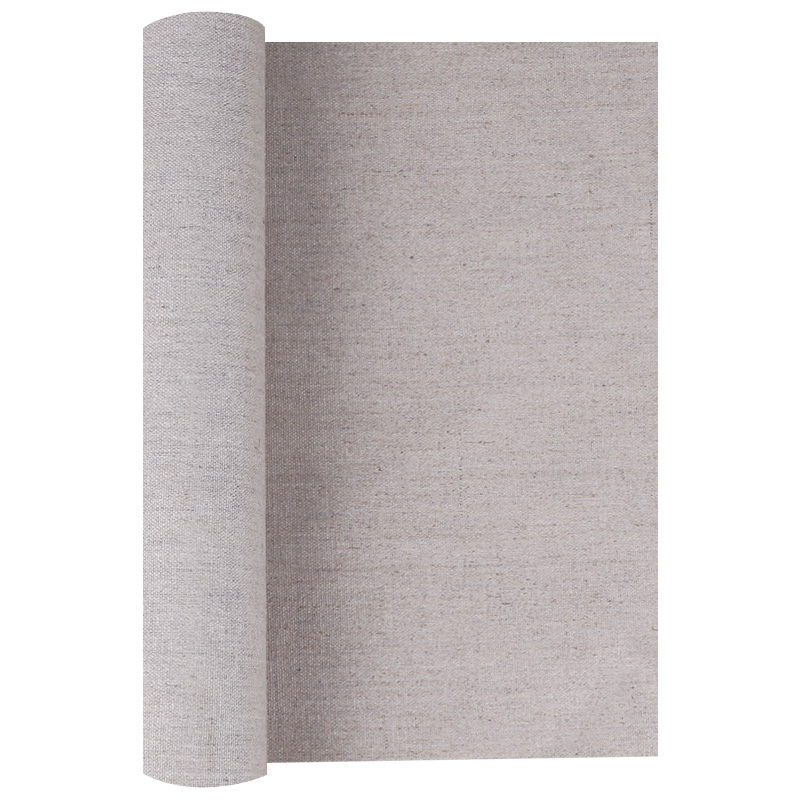 中盛画材 透明胶monet2 雨露麻亚麻细纹油画布 幅宽220cm