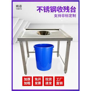 采购产品残余物储存桌，食品桌，不锈钢桌，酒店垃圾桌，水桌，酒
