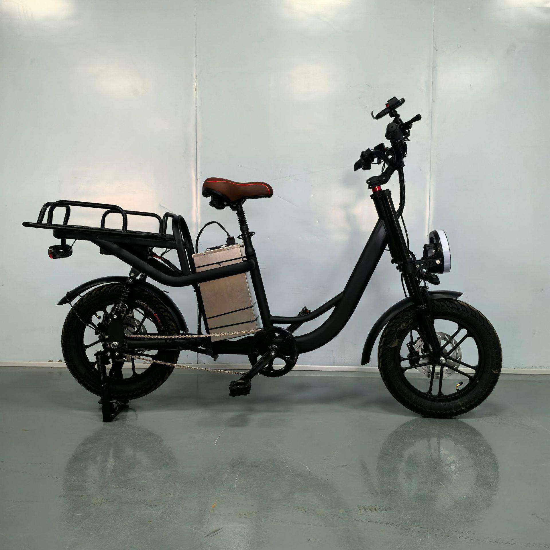 E bike电动助力16寸3.0 外卖车48V72A外卖车出口外卖车