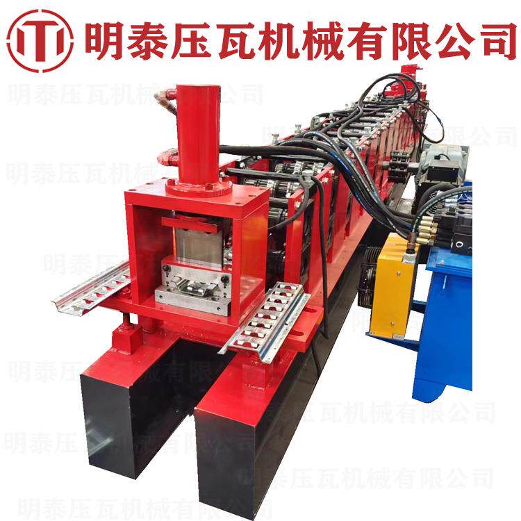 明泰冷弯机械加工集装箱边框成型机边梁设备高强钢边檐连接板