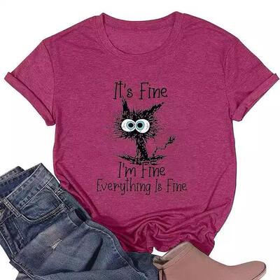 womens talk to me goose graphic print round neck tee vintage