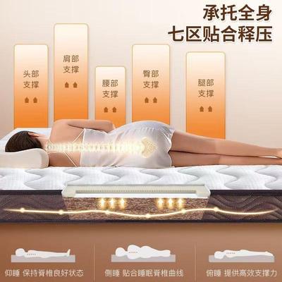 然椰棕床偏垫家用KAR卧乳胶儿天童棕垫榻榻米护脊席梦思室硬