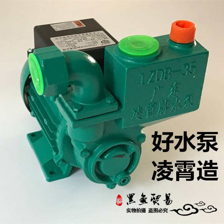 广东凌霄1ZDB35/45/65-B自吸式清水泵家用水管增压泵抽水机水泵