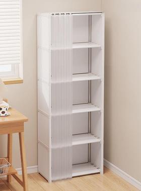 本简易防书架落地家用书桌旁书本置收纳多尘层物架儿KGI童绘收纳