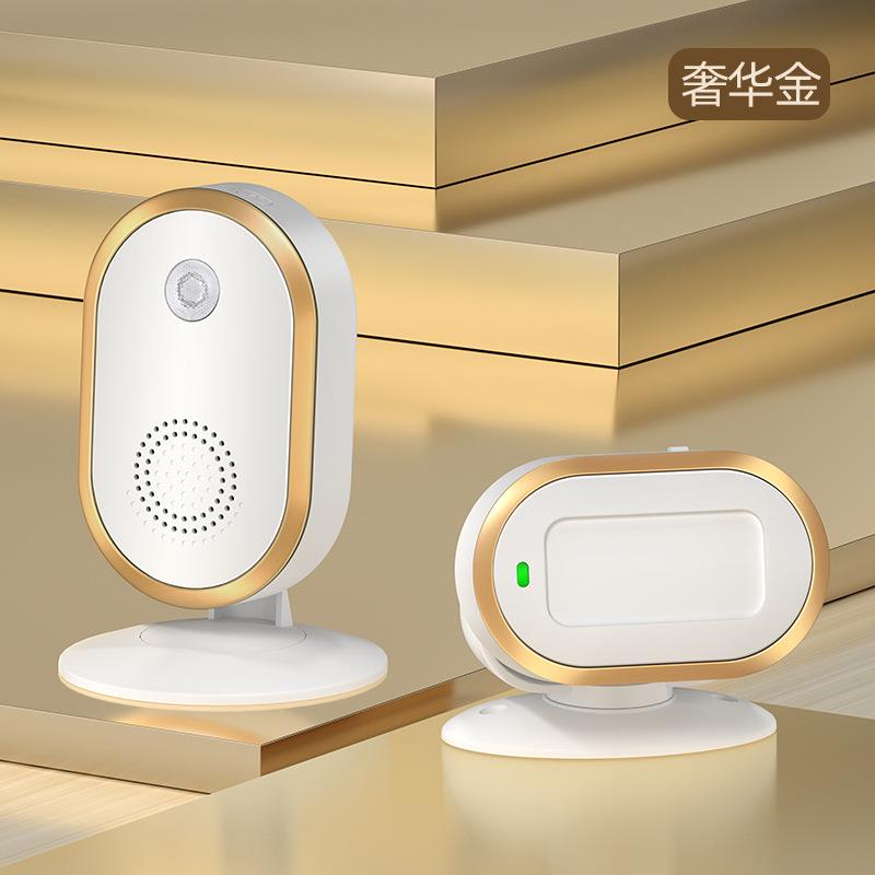 充电款欢迎临感应DC-2器报进门店提醒店光铺超市分体迎宾铃进语音